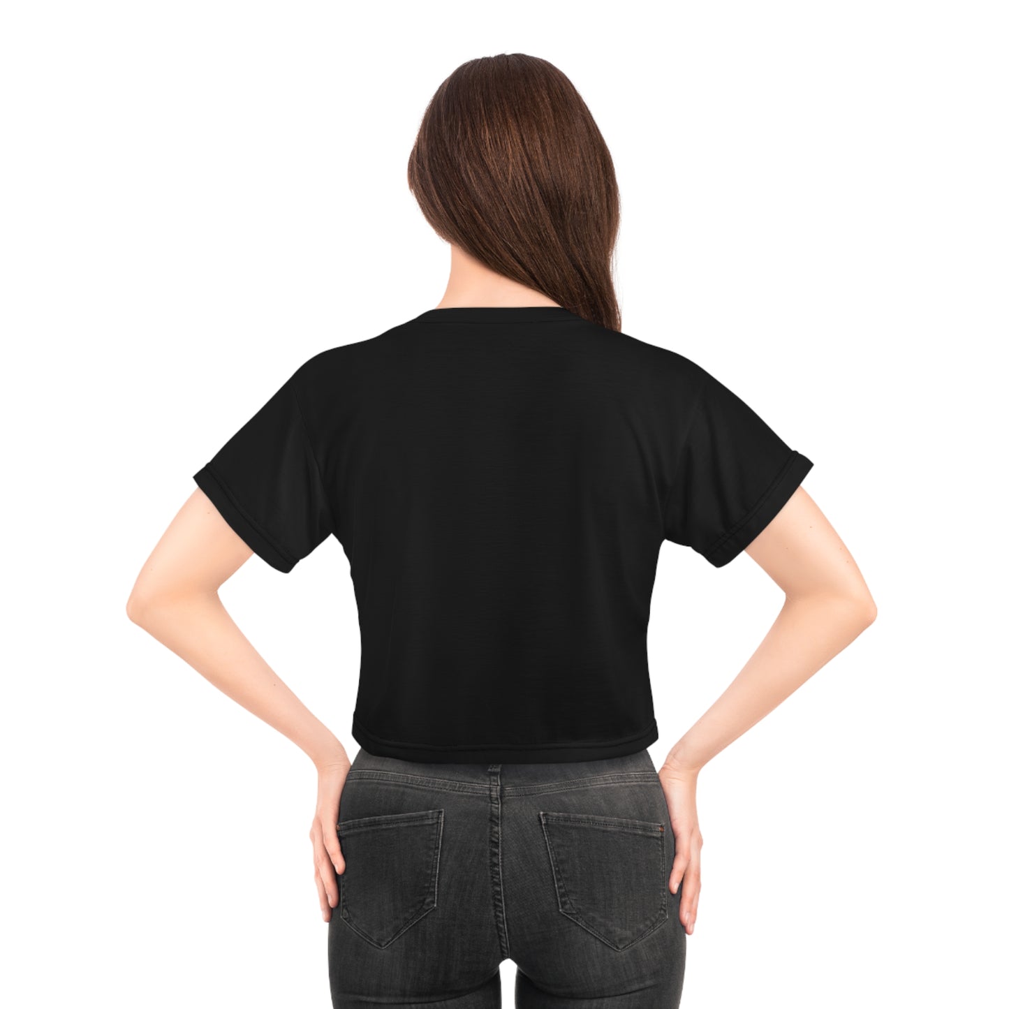 Faith over Fear Disco - Women's Crop Tee