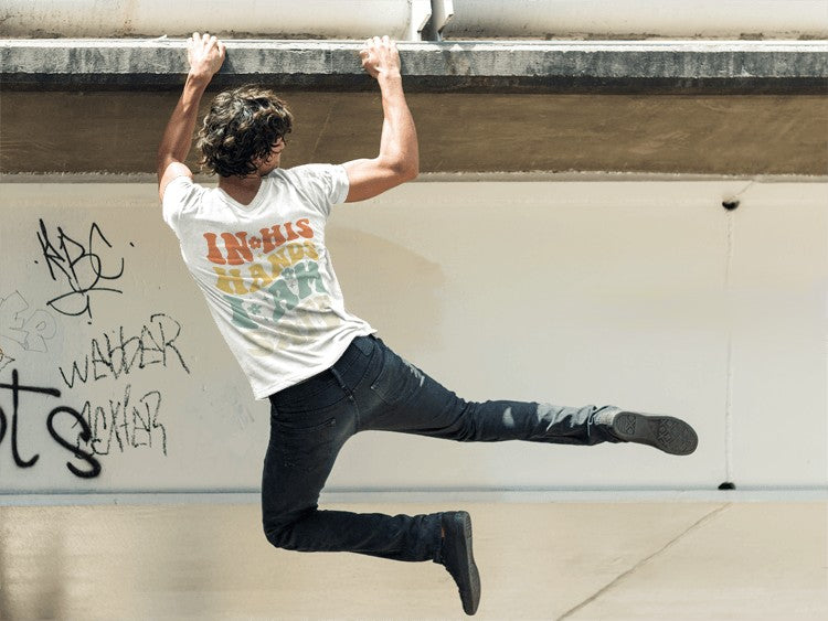 In His Hands - Groovy Unisex Tee