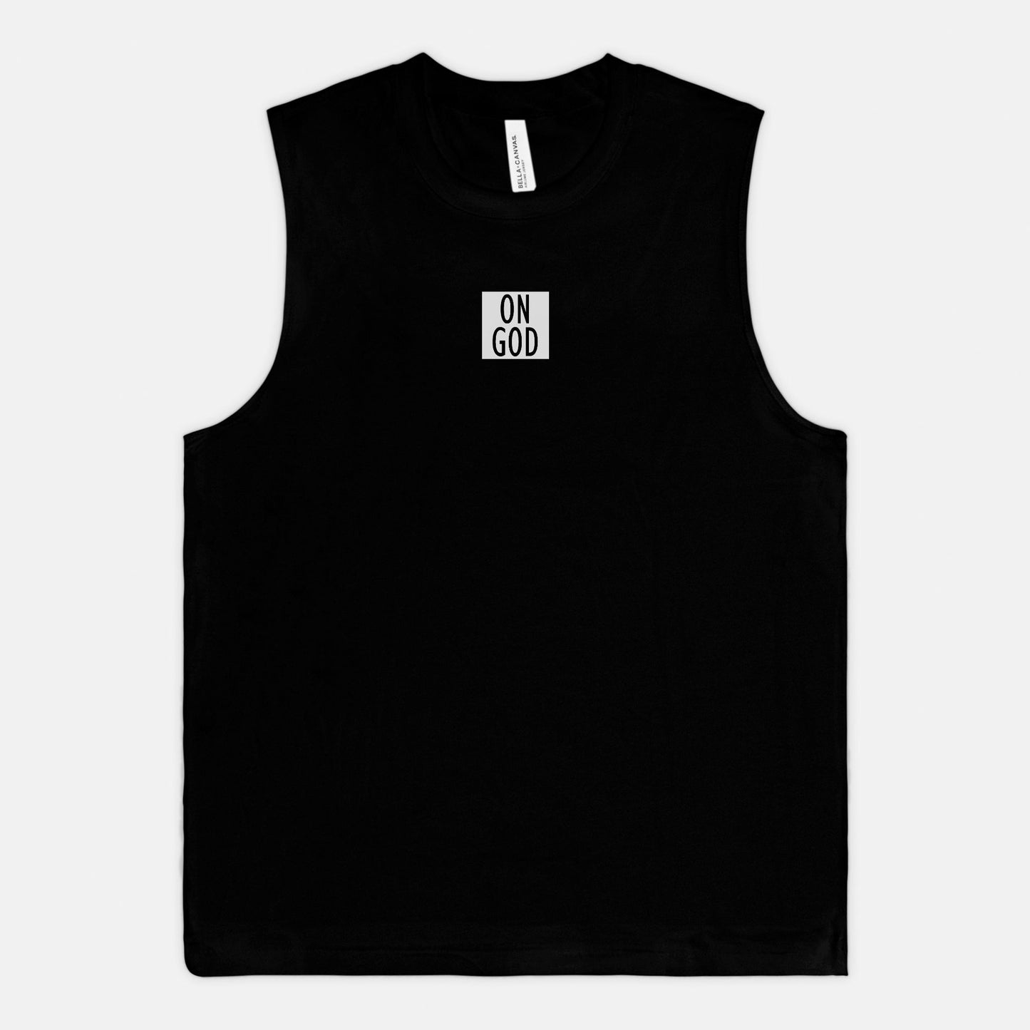 On God Square Muscle Tee
