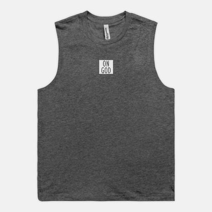 On God Square Muscle Tee