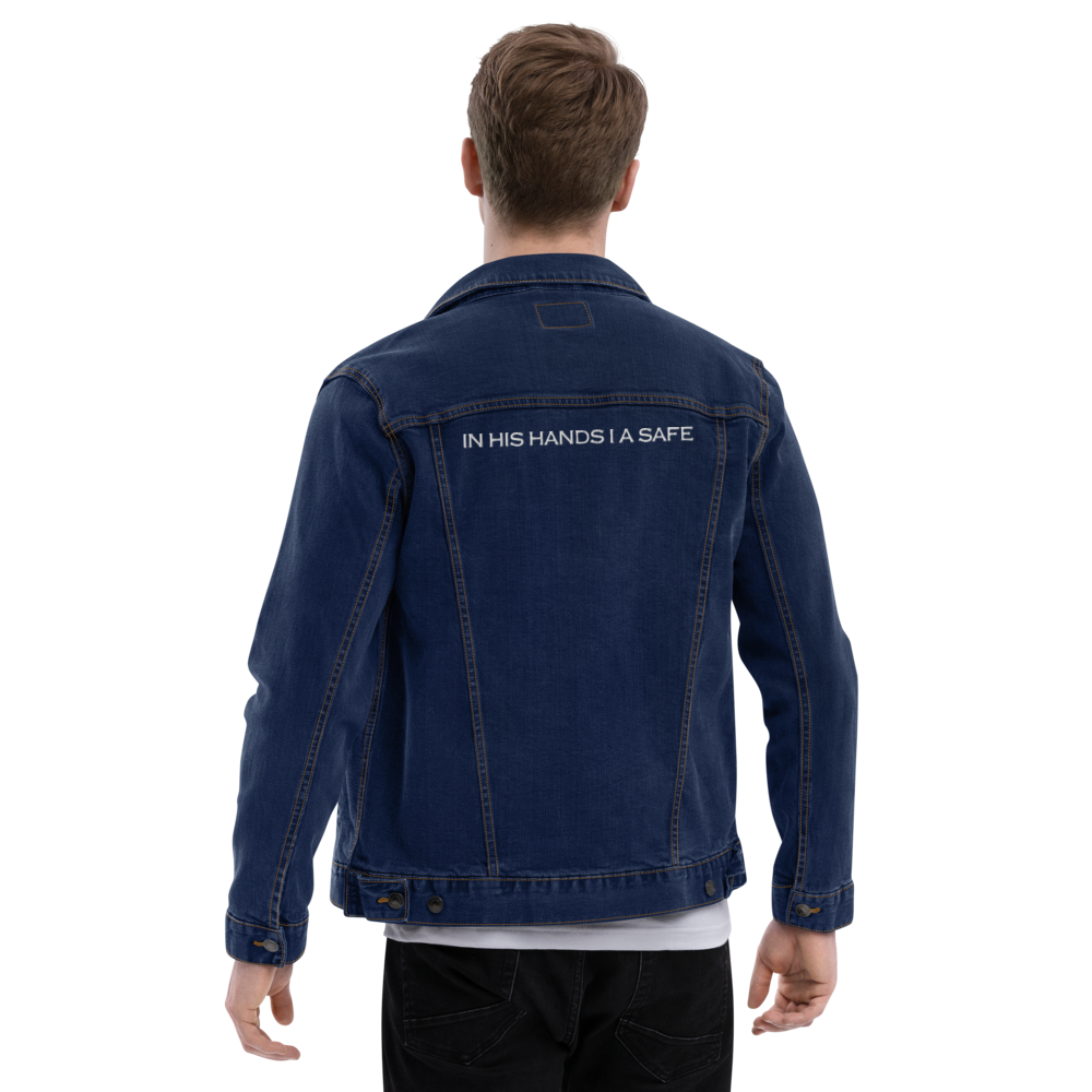 In His Hands Black Denim Jacket